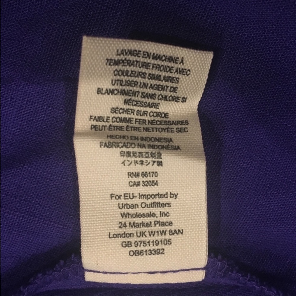Free People | Clear Skies Purple Cold Shoulder Asymmetrical Tunic Dress S - Picture 12 of 17